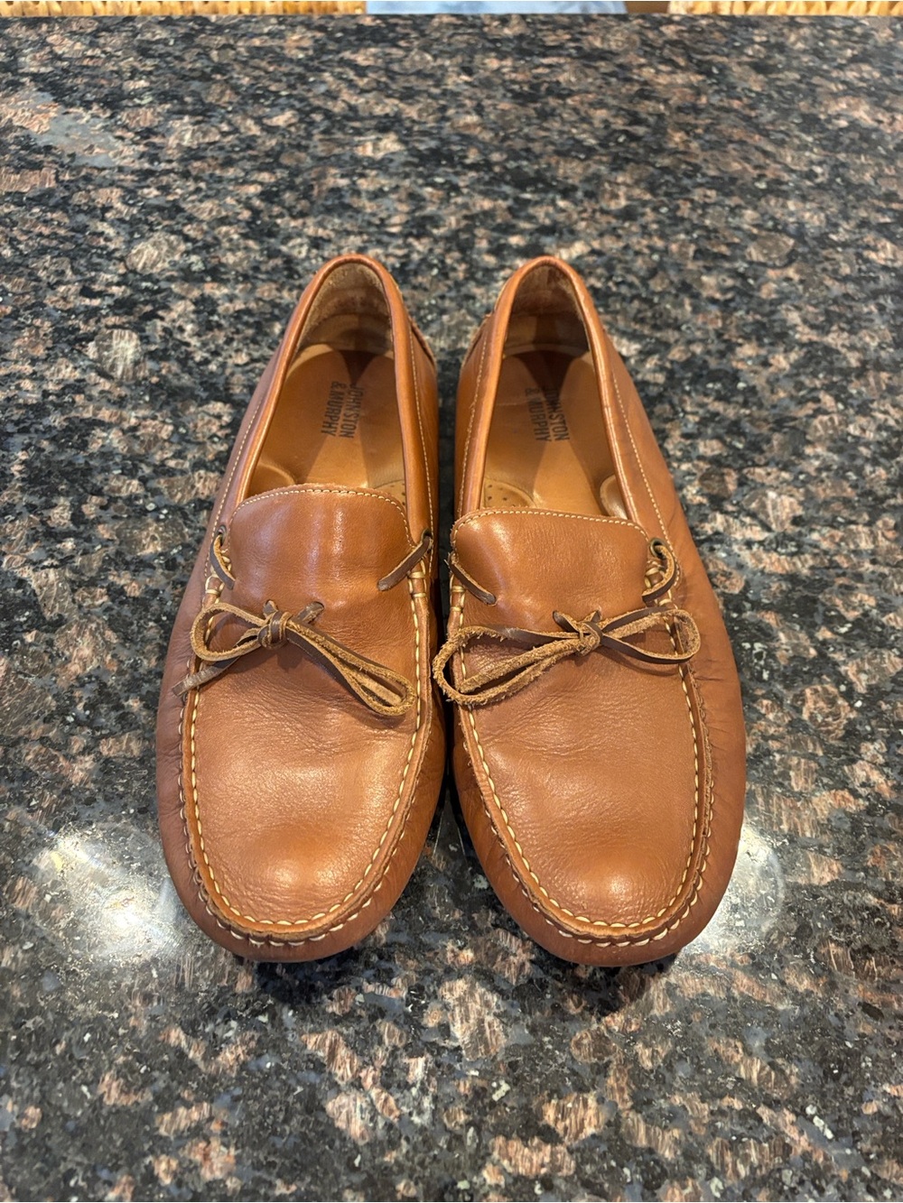 Johnston & Murphy slip on loafers